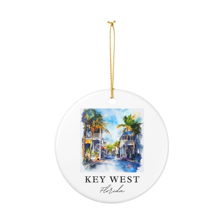 Key West Florida Ornament: Unique Key West Souvenir, Key West Florida Xmas Decor, and Authentic Key West Gift
