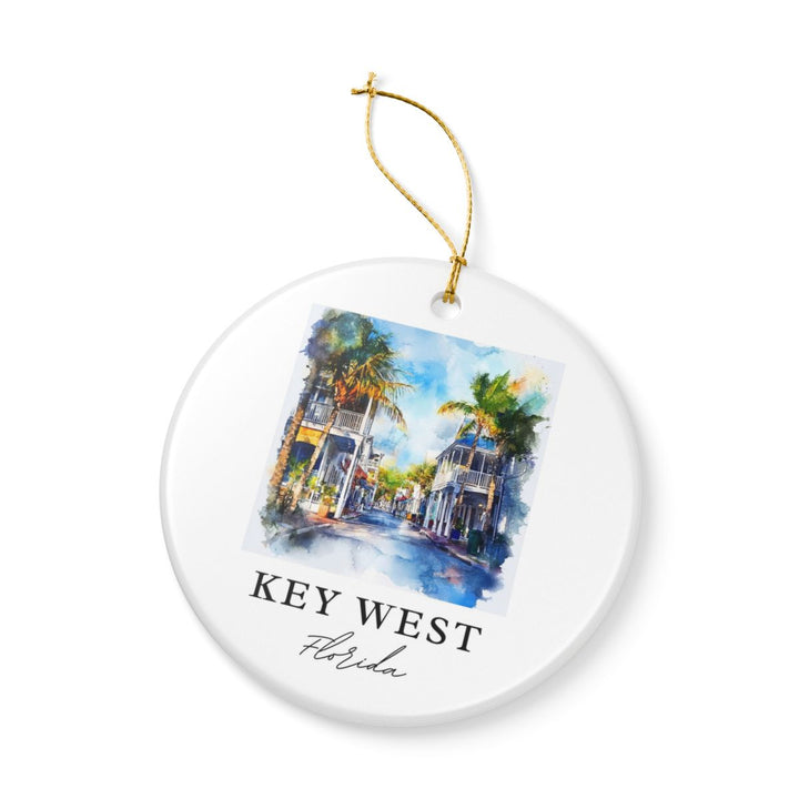 Key West Florida Ornament: Unique Key West Souvenir, Key West Florida Xmas Decor, and Authentic Key West Gift