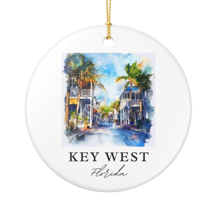 Key West Florida Ornament: Unique Key West Souvenir, Key West Florida Xmas Decor, and Authentic Key West Gift