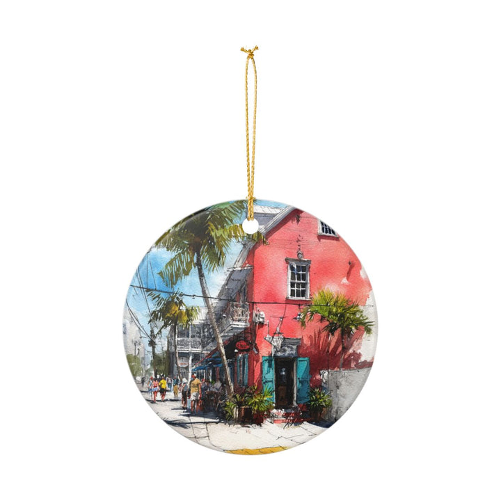 Key West Florida Ornament: Unique Key West Souvenir, Key West Florida Xmas Decor, and Authentic Key West Gift