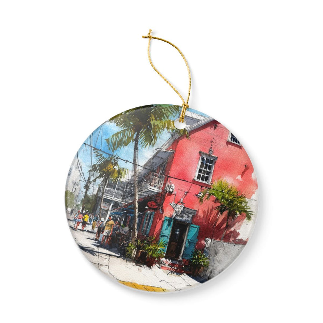 Key West Florida Ornament: Unique Key West Souvenir, Key West Florida Xmas Decor, and Authentic Key West Gift