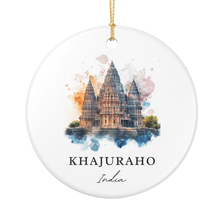 Khajuraho India Ornament: Unique Khajuraho Souvenir, Khajuraho India Xmas Decor, and Authentic Khajuraho Gift
