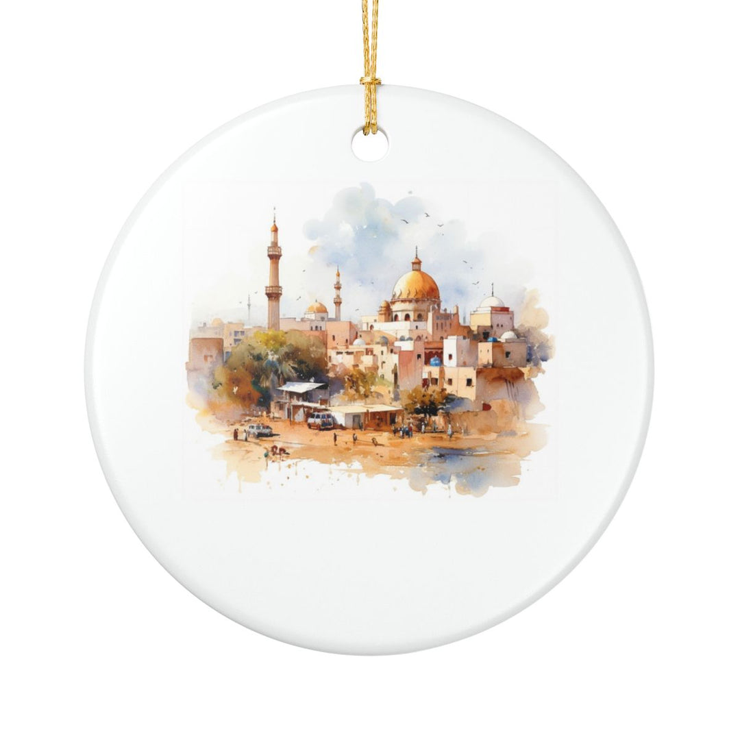 Khartoum Sudan Ornament: Unique Khartoum Sudan Souvenir, Khartoum Sudan Xmas Decor, and Authentic Khartoum Sudan Gift