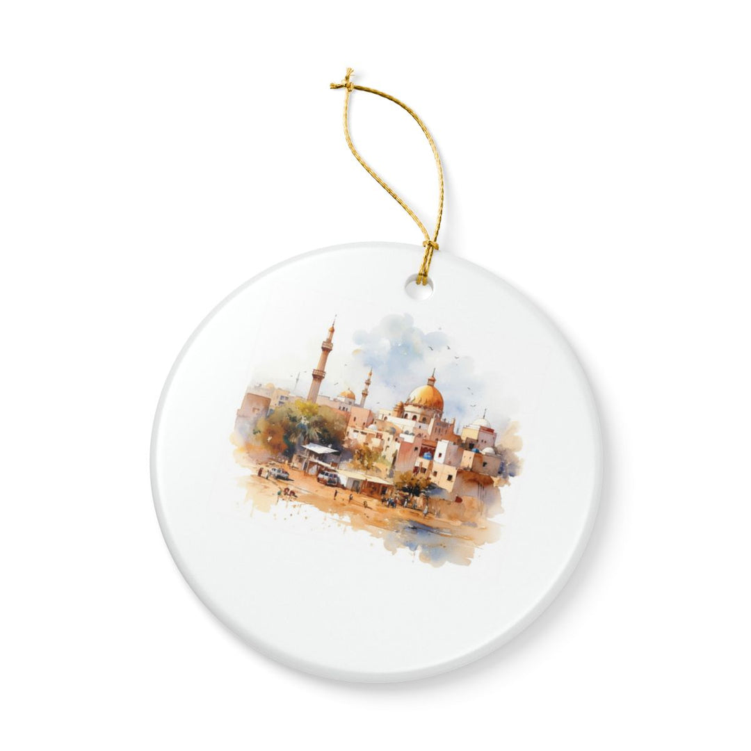 Khartoum Sudan Ornament: Unique Khartoum Sudan Souvenir, Khartoum Sudan Xmas Decor, and Authentic Khartoum Sudan Gift