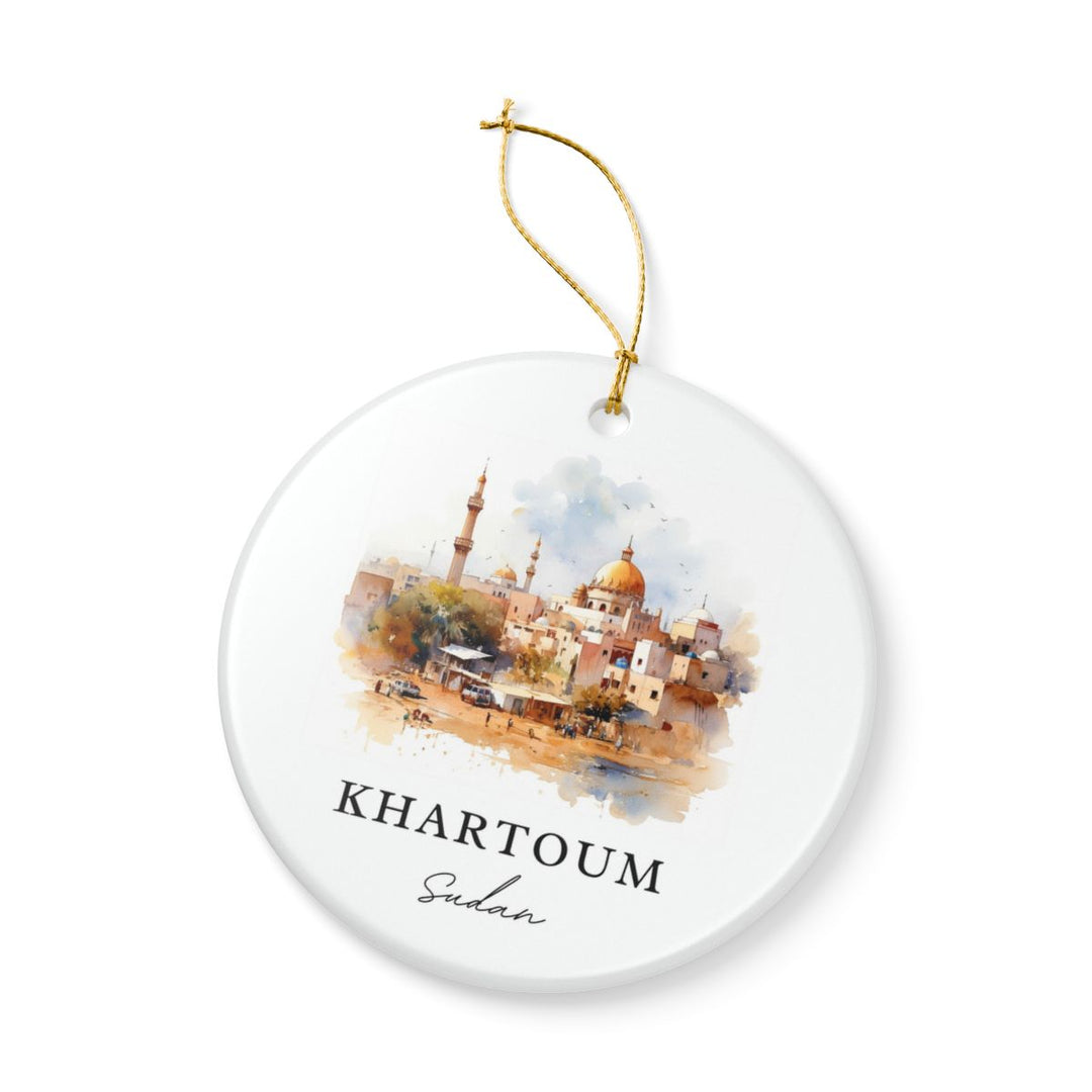 Khartoum Sudan Ornament: Unique Khartoum Sudan Souvenir, Khartoum Sudan Xmas Decor, and Authentic Khartoum Sudan Gift