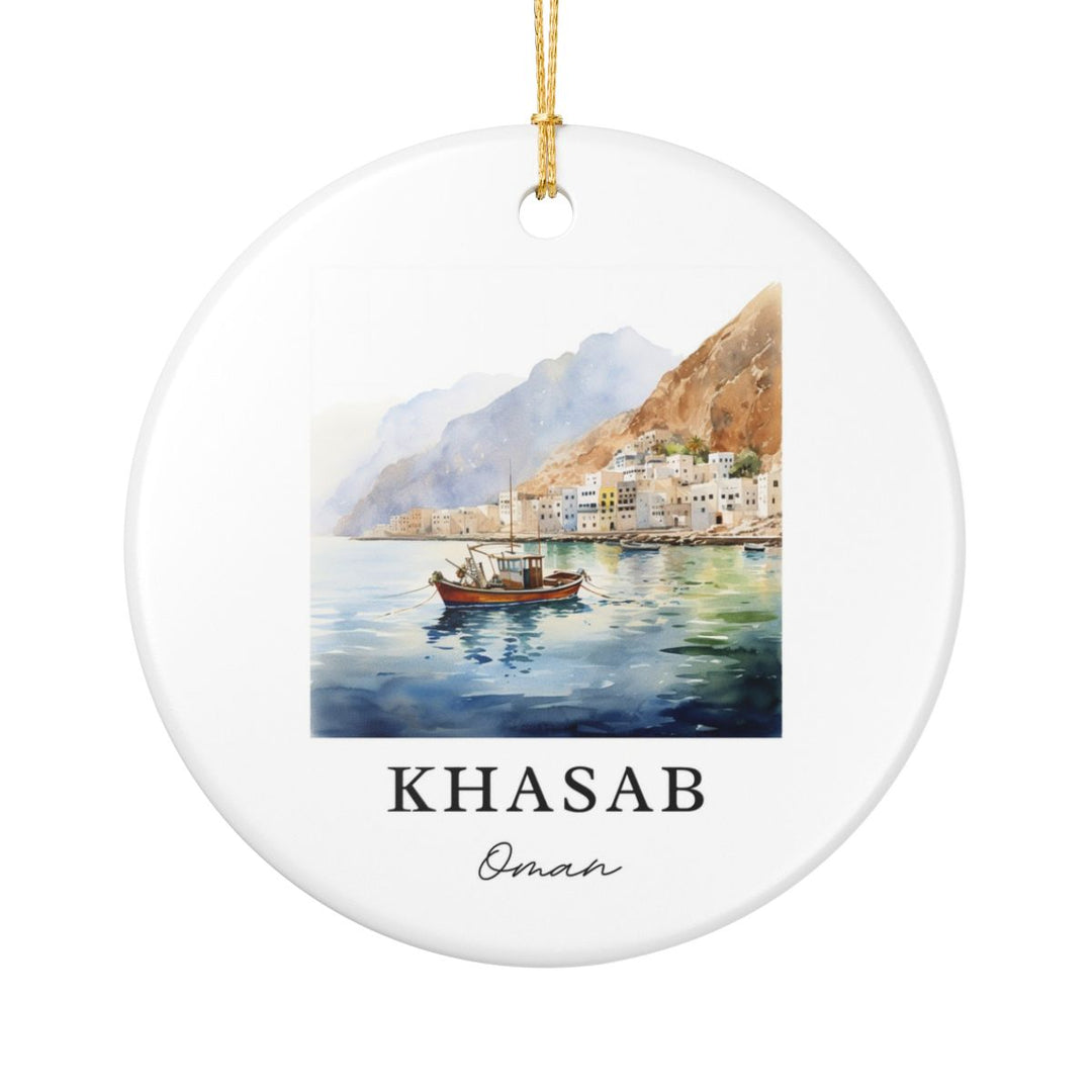 Khasab Oman Ornament: Unique Khasab Oman Souvenir, Khasab Oman Xmas Decor, and Authentic Khasab Oman Gift
