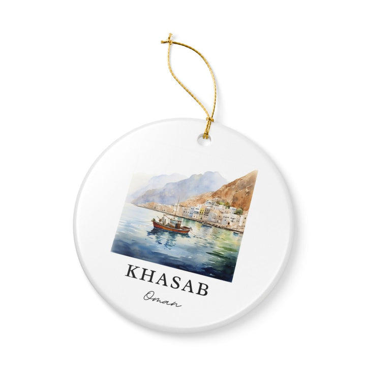 Khasab Oman Ornament: Unique Khasab Oman Souvenir, Khasab Oman Xmas Decor, and Authentic Khasab Oman Gift