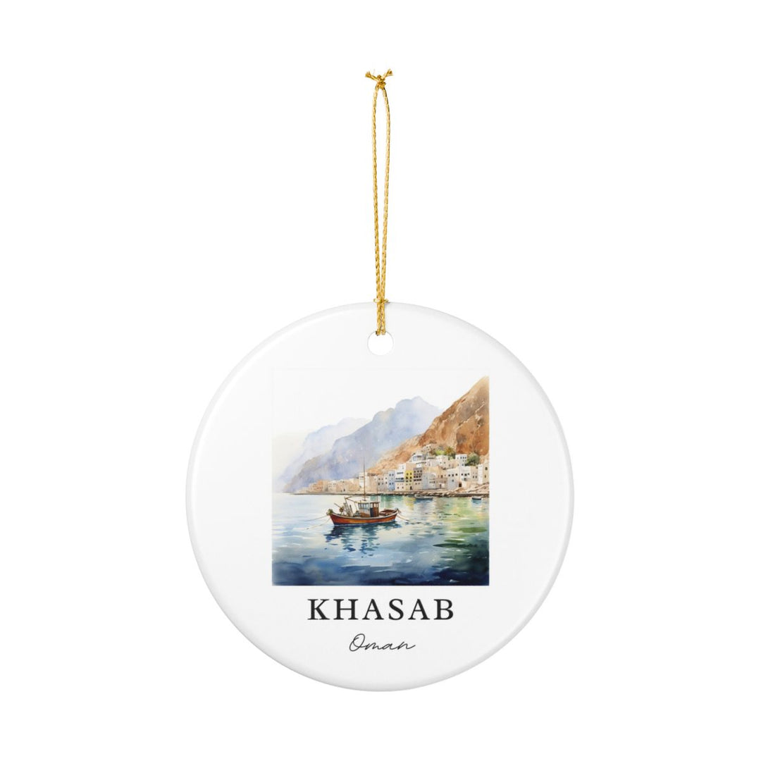 Khasab Oman Ornament: Unique Khasab Oman Souvenir, Khasab Oman Xmas Decor, and Authentic Khasab Oman Gift