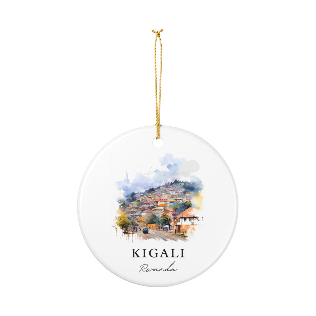 Kigali Rwanda Ornament: Unique Kigali Rwanda Souvenir, Kigali Rwanda Xmas Decor, and Authentic Kigali Rwanda Gift