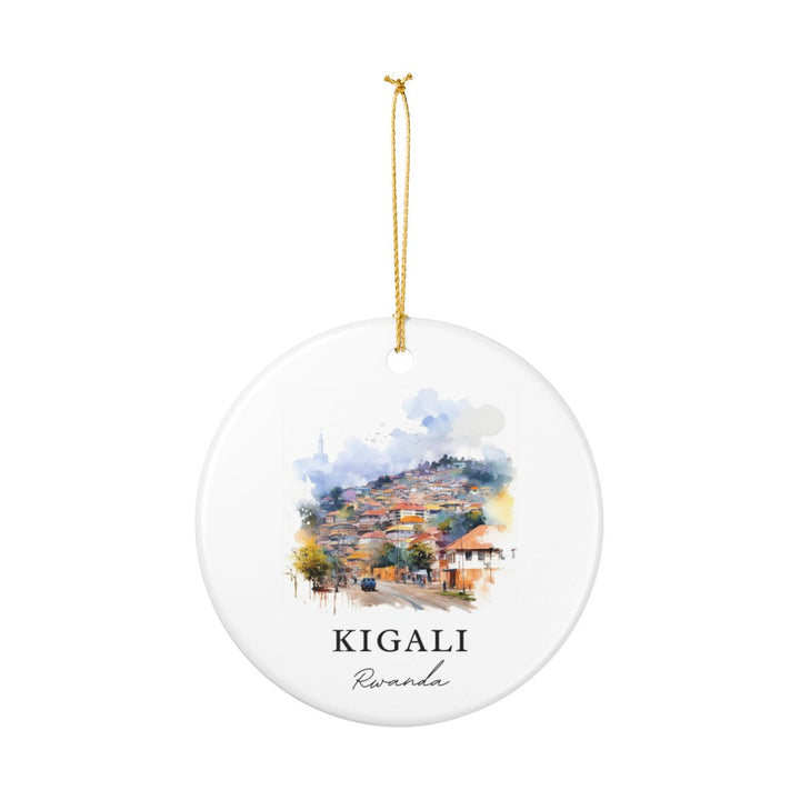 Kigali Rwanda Ornament: Unique Kigali Rwanda Souvenir, Kigali Rwanda Xmas Decor, and Authentic Kigali Rwanda Gift