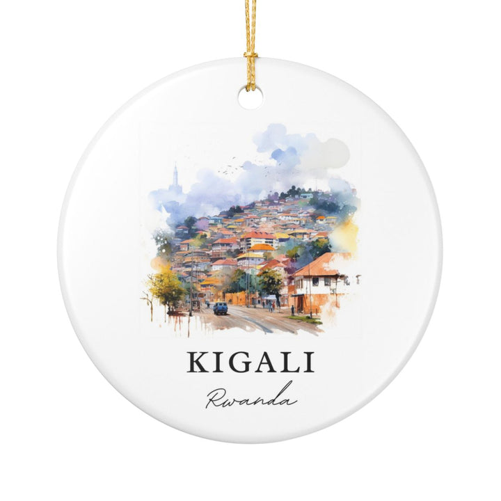 Kigali Rwanda Ornament: Unique Kigali Rwanda Souvenir, Kigali Rwanda Xmas Decor, and Authentic Kigali Rwanda Gift