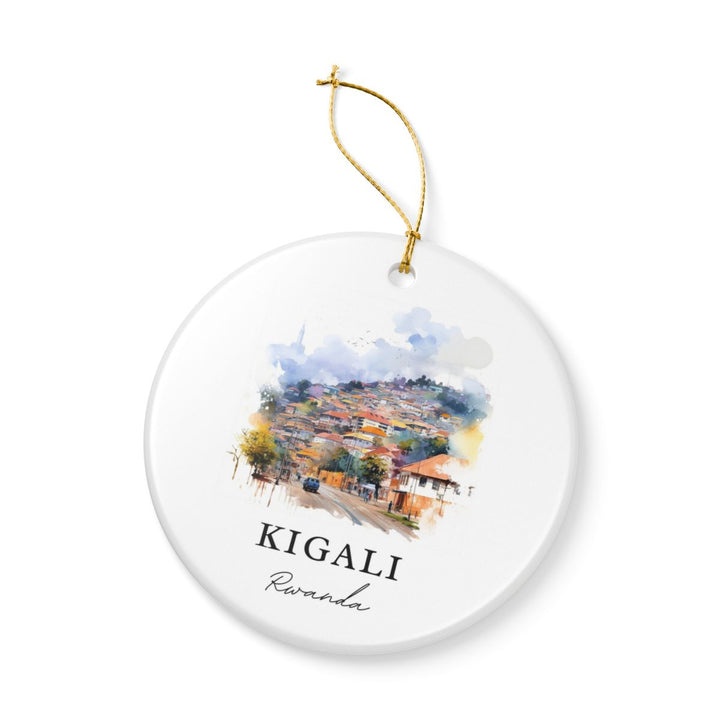 Kigali Rwanda Ornament: Unique Kigali Rwanda Souvenir, Kigali Rwanda Xmas Decor, and Authentic Kigali Rwanda Gift