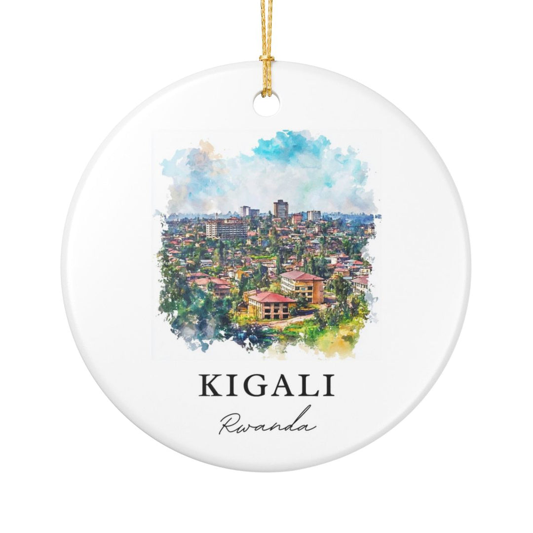 Kigali Rwanda Ornament: Unique Kigali Rwanda Souvenir, Kigali Rwanda Xmas Decor, and Authentic Kigali Rwanda Gift