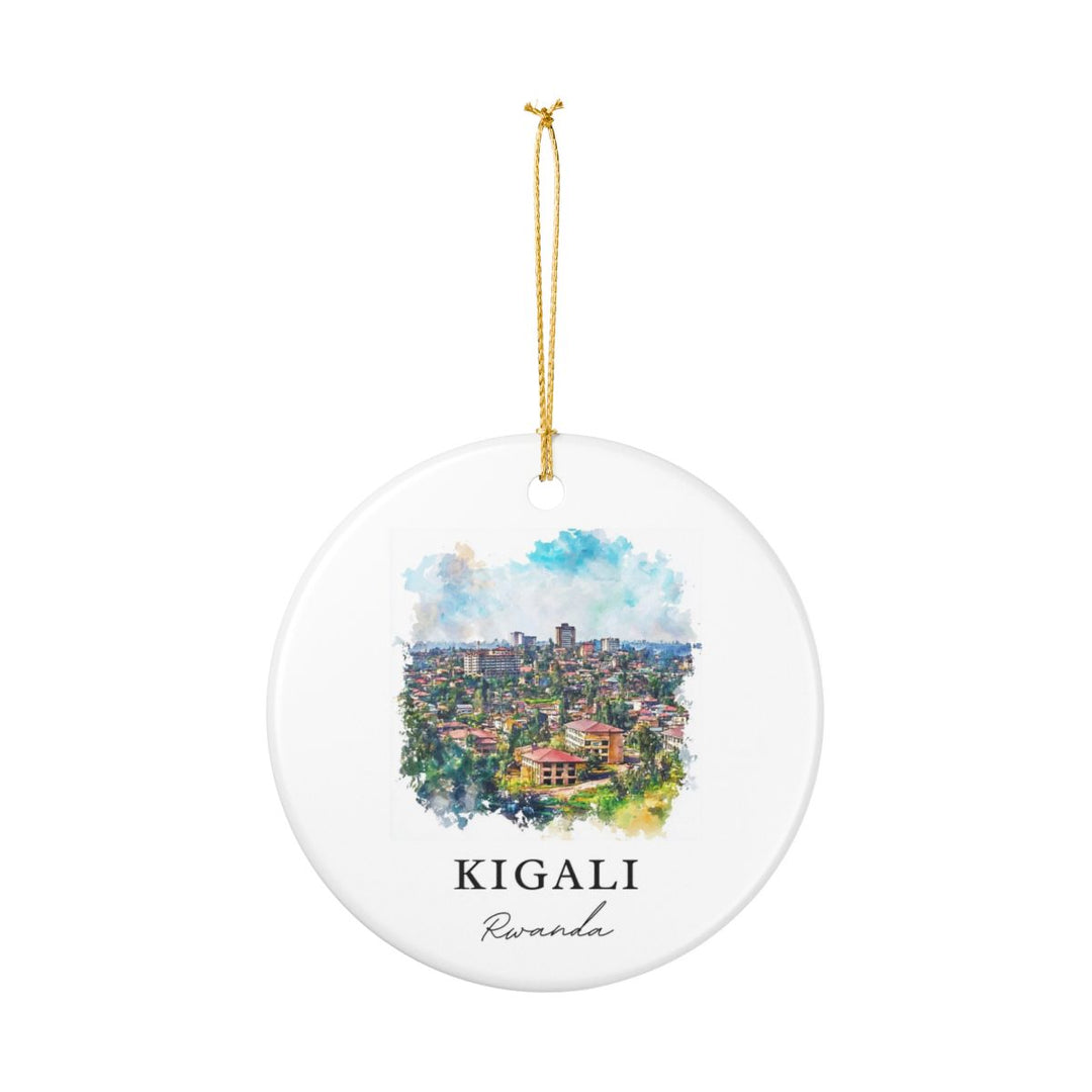 Kigali Rwanda Ornament: Unique Kigali Rwanda Souvenir, Kigali Rwanda Xmas Decor, and Authentic Kigali Rwanda Gift