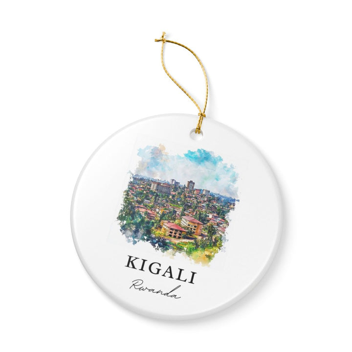 Kigali Rwanda Ornament: Unique Kigali Rwanda Souvenir, Kigali Rwanda Xmas Decor, and Authentic Kigali Rwanda Gift