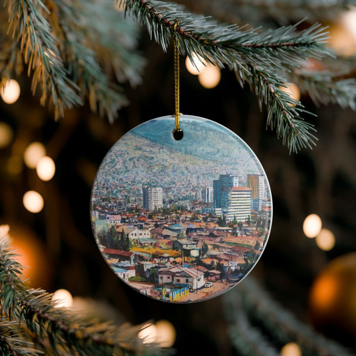 Kigali Rwanda Ornament: Unique Kigali Rwanda Souvenir, Kigali Rwanda Xmas Decor, and Authentic Kigali Rwanda Gift