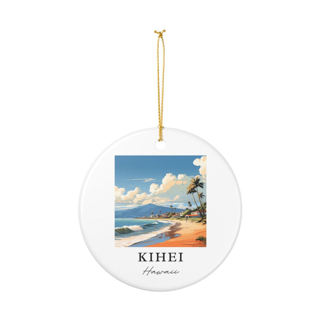 Kihei Hawaii Hawaii Ornament: Unique Kihei Souvenir, Kihei Hawaii Xmas Decor, and Authentic Kihei Gift