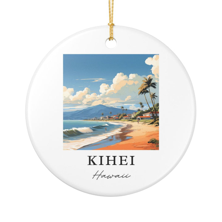 Kihei Hawaii Hawaii Ornament: Unique Kihei Souvenir, Kihei Hawaii Xmas Decor, and Authentic Kihei Gift