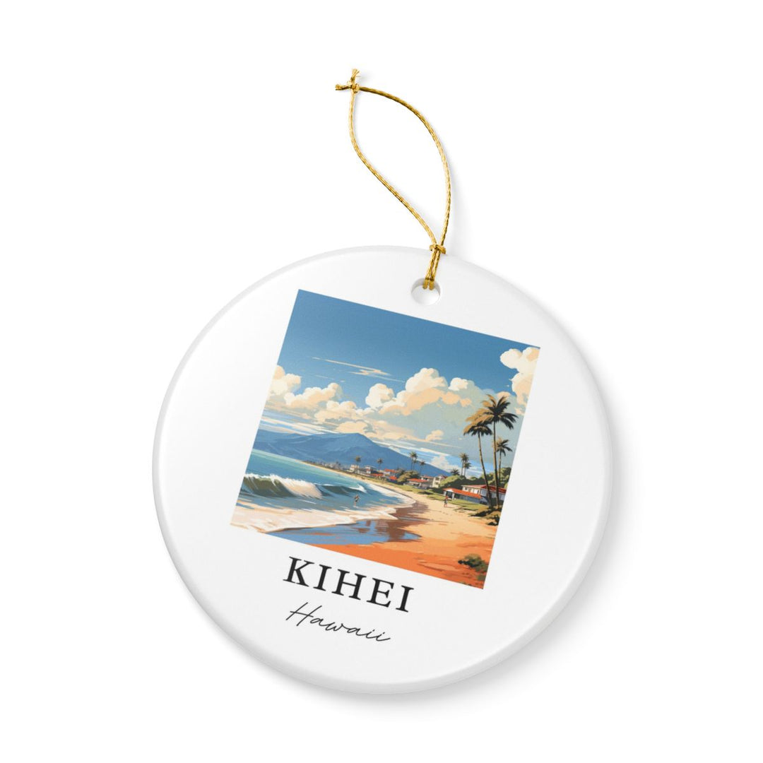 Kihei Hawaii Hawaii Ornament: Unique Kihei Souvenir, Kihei Hawaii Xmas Decor, and Authentic Kihei Gift