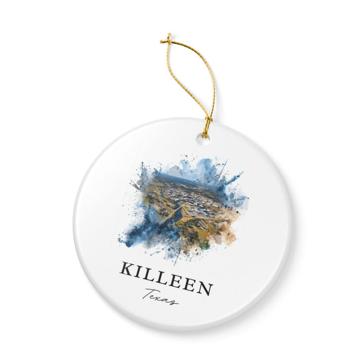 Killeen Texas Ornament: Unique Killeen Souvenir, Killeen Texas Xmas Decor, and Authentic Killeen Gift