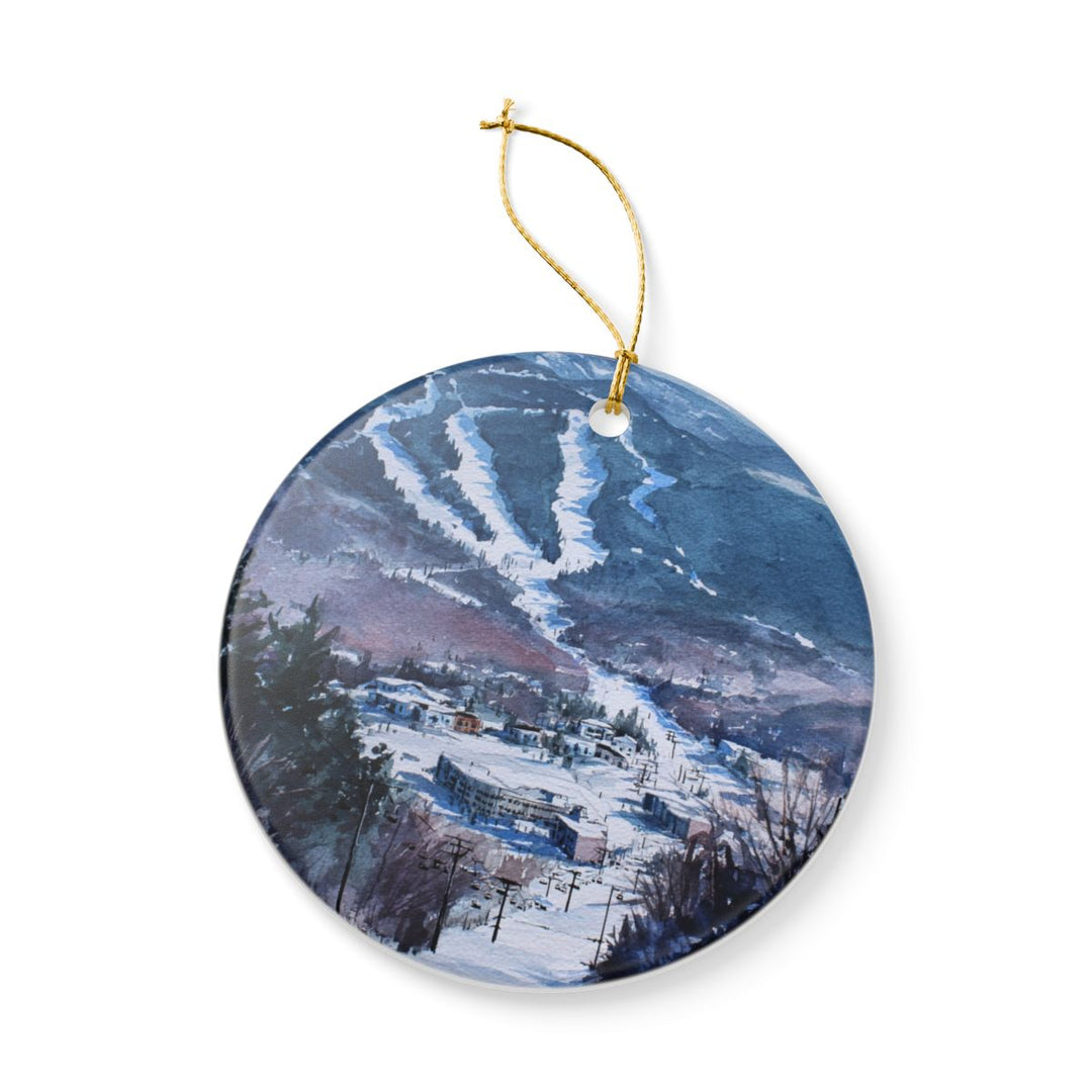 Killington Vermont Ornament: Unique Killington Souvenir, Killington Vermont Xmas Decor, and Authentic Killington Gift