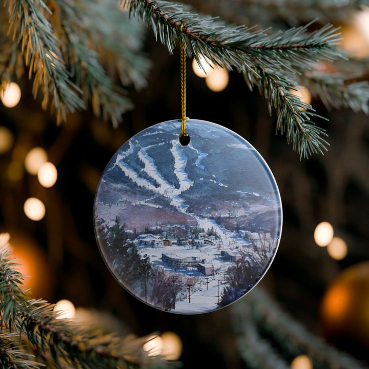 Killington Vermont Ornament: Unique Killington Souvenir, Killington Vermont Xmas Decor, and Authentic Killington Gift
