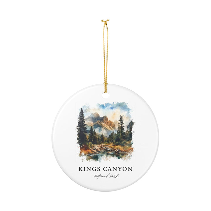 Kings Canyon CA USA Ornament: Unique Kings Canyon Souvenir, Kings Canyon California Xmas Decor, and Authentic Kings Canyon Gift