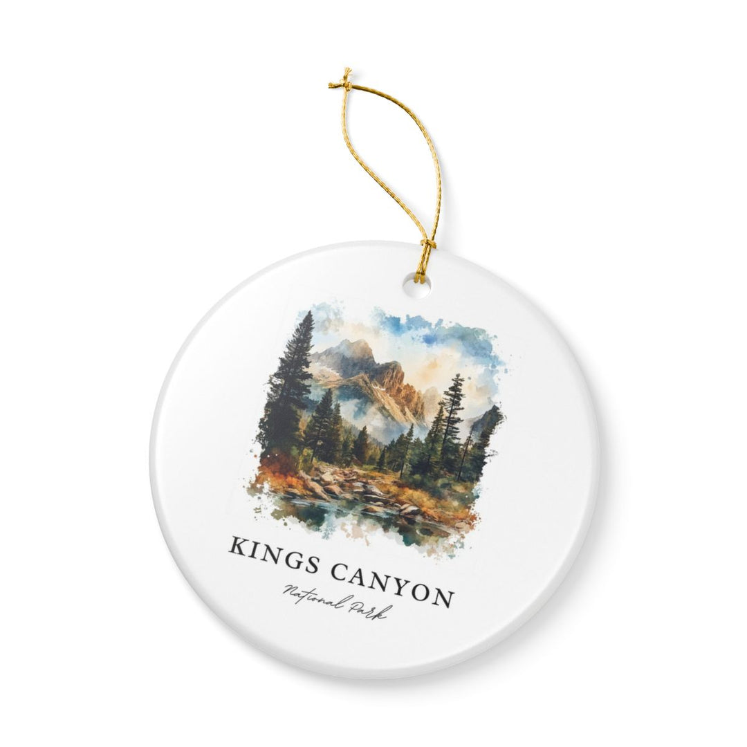 Kings Canyon CA USA Ornament: Unique Kings Canyon Souvenir, Kings Canyon California Xmas Decor, and Authentic Kings Canyon Gift