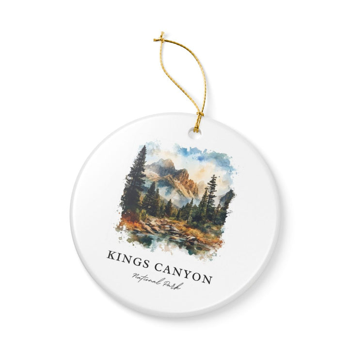 Kings Canyon CA USA Ornament: Unique Kings Canyon Souvenir, Kings Canyon California Xmas Decor, and Authentic Kings Canyon Gift