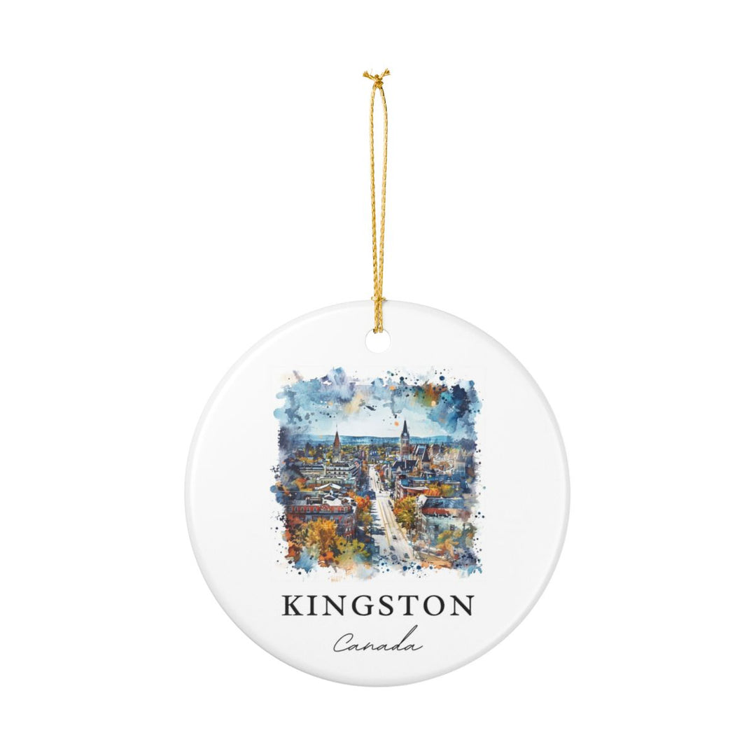 Kingston Canada Ornament: Unique Kingston Souvenir, Kingston Canada Xmas Decor, and Authentic Kingston Gift