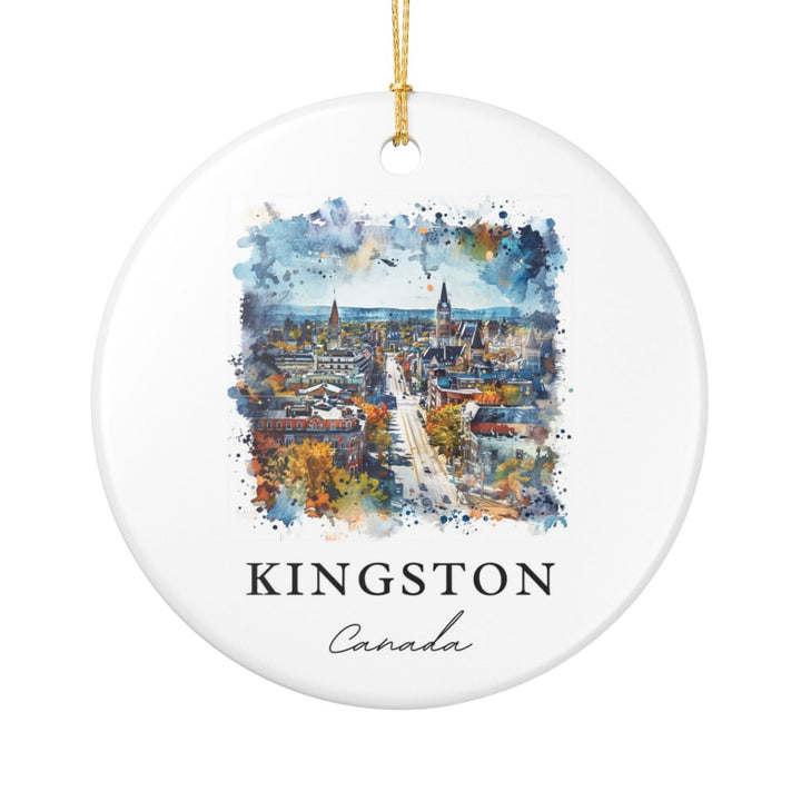 Kingston Canada Ornament: Unique Kingston Souvenir, Kingston Canada Xmas Decor, and Authentic Kingston Gift
