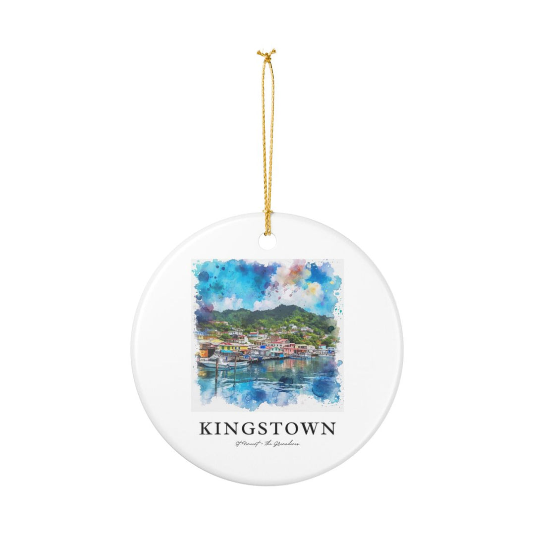 Kingstown St Kitts and Nevis Ornament: Unique Kingstown St Kitts and Nevis Souvenir, Kingstown St Kitts and Nevis Xmas Decor, and Authentic Kingstown St Kitts and Nevis Gift