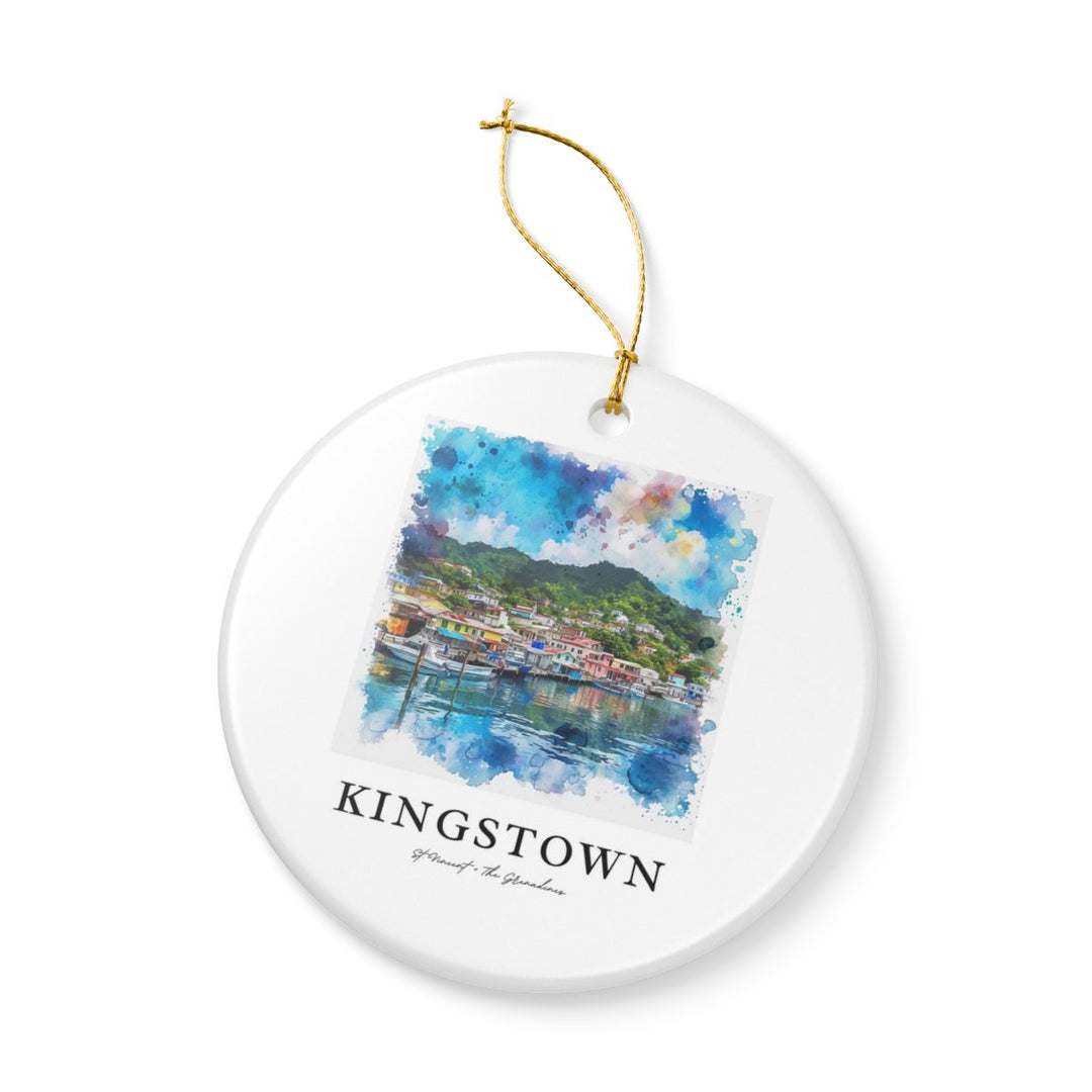 Kingstown St Kitts and Nevis Ornament: Unique Kingstown St Kitts and Nevis Souvenir, Kingstown St Kitts and Nevis Xmas Decor, and Authentic Kingstown St Kitts and Nevis Gift