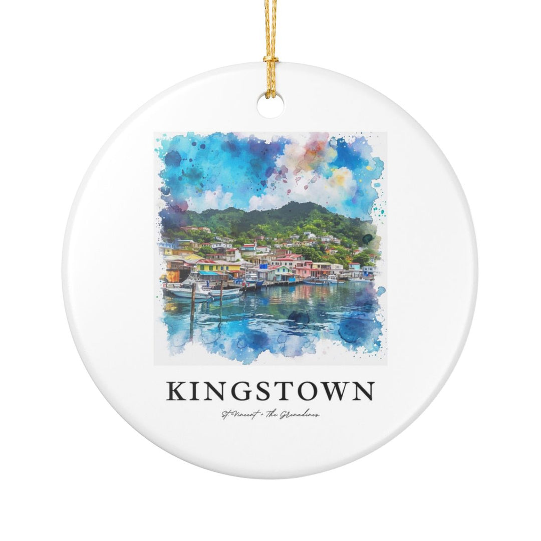 Kingstown St Kitts and Nevis Ornament: Unique Kingstown St Kitts and Nevis Souvenir, Kingstown St Kitts and Nevis Xmas Decor, and Authentic Kingstown St Kitts and Nevis Gift