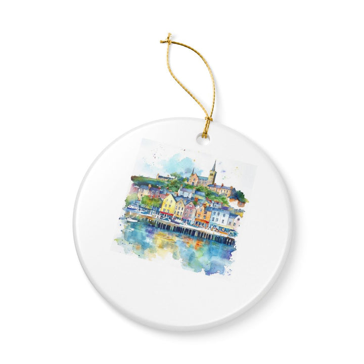 Kinsale Ireland Ornament: Unique Kinsale Souvenir, Kinsale Ireland Xmas Decor, and Authentic Kinsale Gift