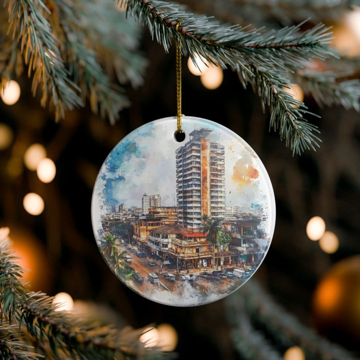 Kinshasa Ornament: Unique Kinshasa Souvenir, Kinshasa Xmas Decor, and Authentic Kinshasa Gift