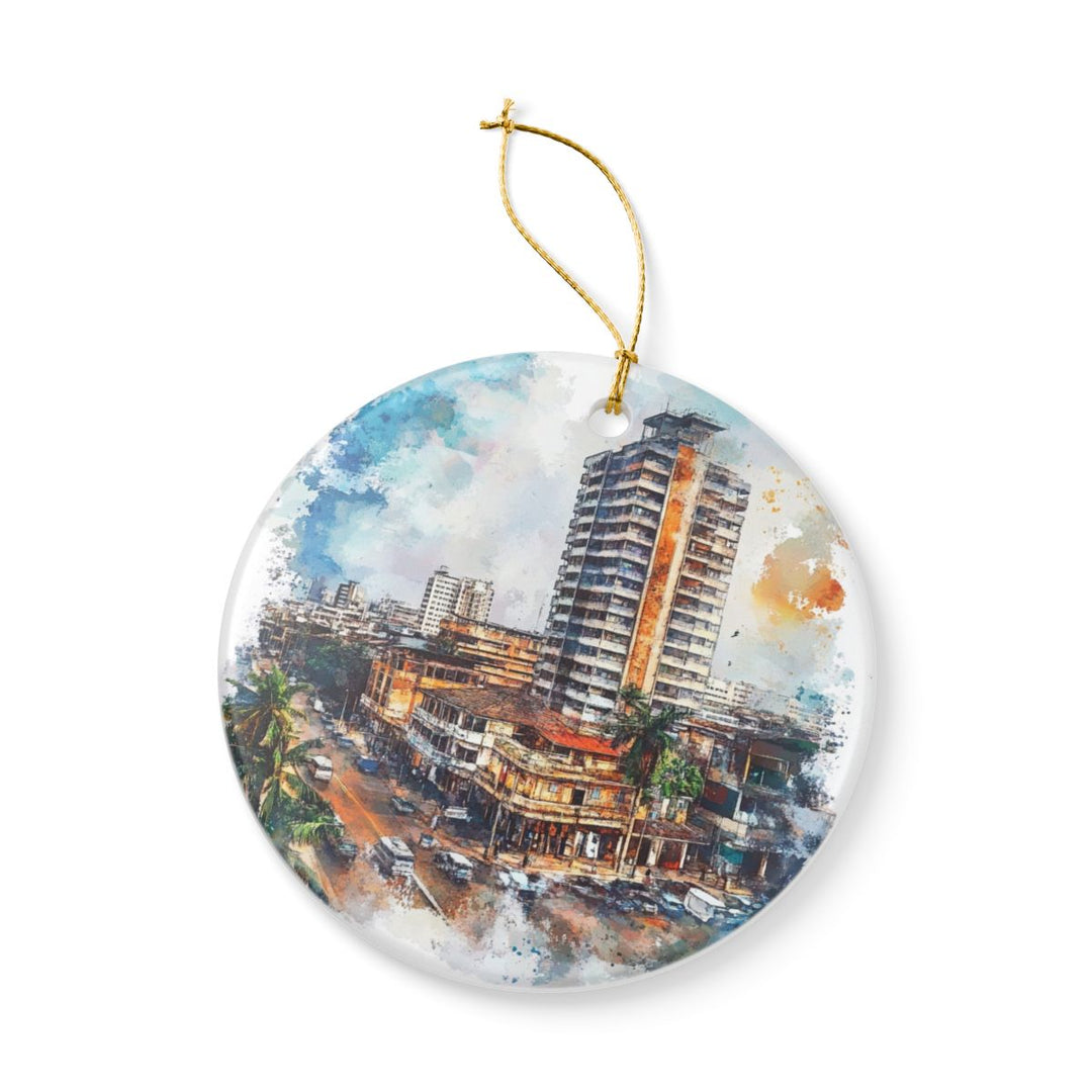 Kinshasa Ornament: Unique Kinshasa Souvenir, Kinshasa Xmas Decor, and Authentic Kinshasa Gift