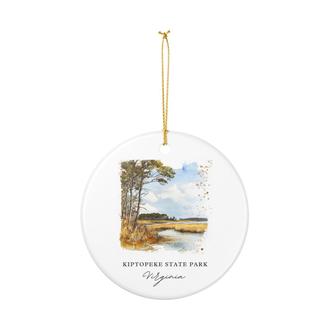Kiptopeke State Park Virginia Ornament: Unique Kiptopeke State Park Souvenir, Kiptopeke State Park Virginia Xmas Decor, and Authentic Kiptopeke State Park Gift