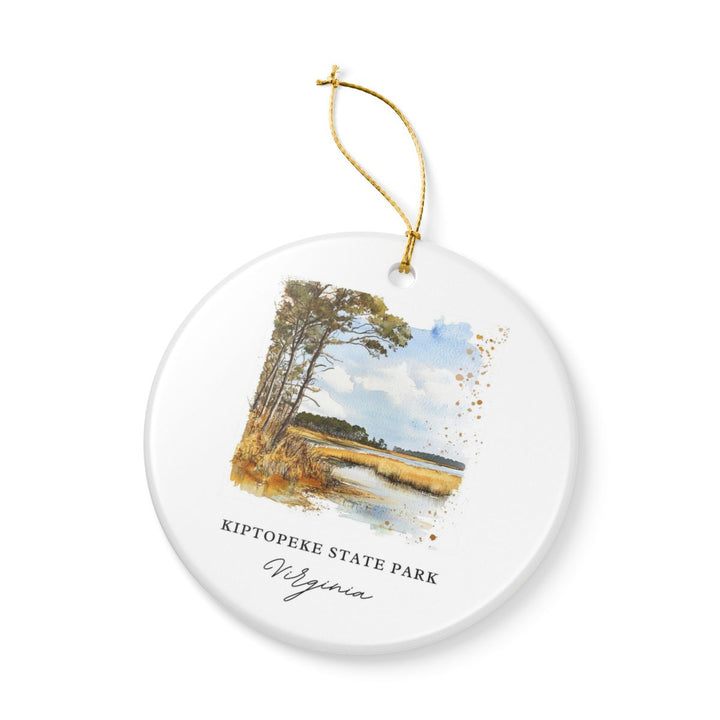 Kiptopeke State Park Virginia Ornament: Unique Kiptopeke State Park Souvenir, Kiptopeke State Park Virginia Xmas Decor, and Authentic Kiptopeke State Park Gift