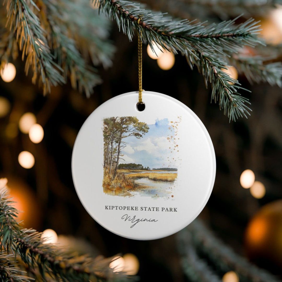 Kiptopeke State Park Virginia Ornament: Unique Kiptopeke State Park Souvenir, Kiptopeke State Park Virginia Xmas Decor, and Authentic Kiptopeke State Park Gift