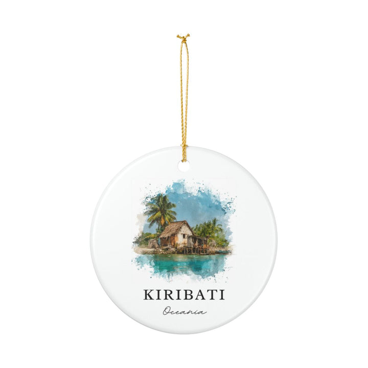 Kiribati Ornament: Unique Kiribati Souvenir, Kiribati Xmas Decor, and Authentic Kiribati Gift