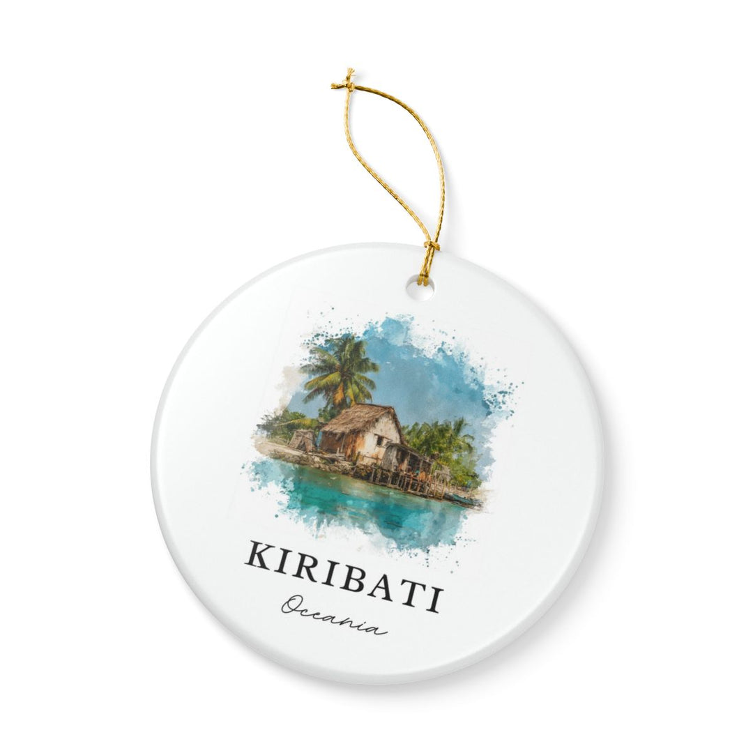 Kiribati Ornament: Unique Kiribati Souvenir, Kiribati Xmas Decor, and Authentic Kiribati Gift