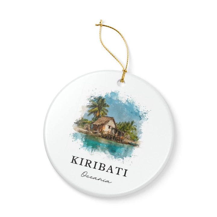 Kiribati Ornament: Unique Kiribati Souvenir, Kiribati Xmas Decor, and Authentic Kiribati Gift