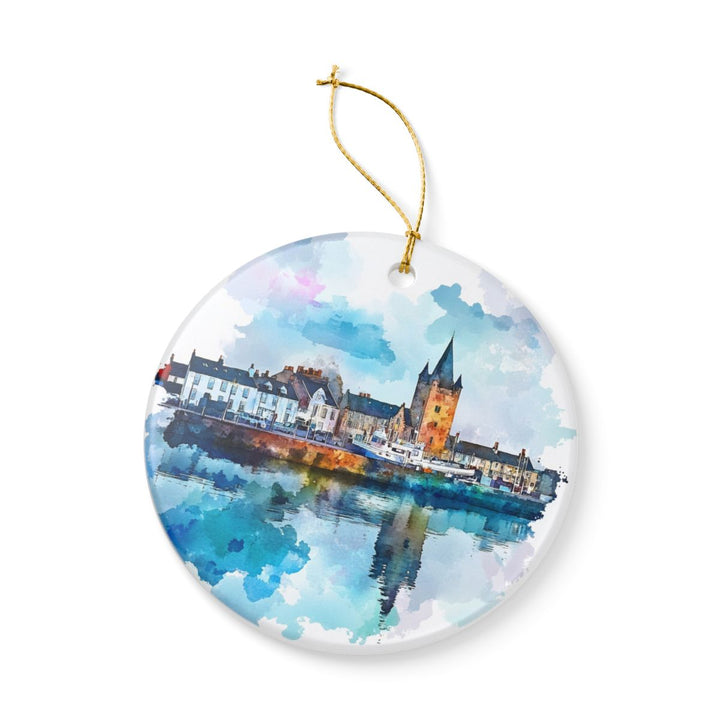 Kirkwall Scotland Ornament: Unique Kirkwall Souvenir, Kirkwall Scotland Xmas Decor, and Authentic Kirkwall Gift