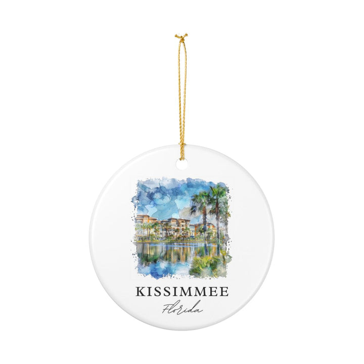 Kissimmee Florida Ornament: Unique Kissimmee Souvenir, Kissimmee Florida Xmas Decor, and Authentic Kissimmee Gift