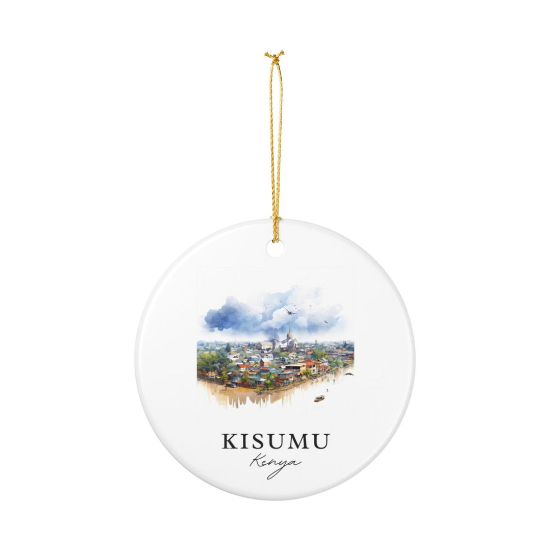 Kisumu Kenya Ornament: Unique Kisumu Souvenir, Kisumu Kenya Xmas Decor, and Authentic Kisumu Gift
