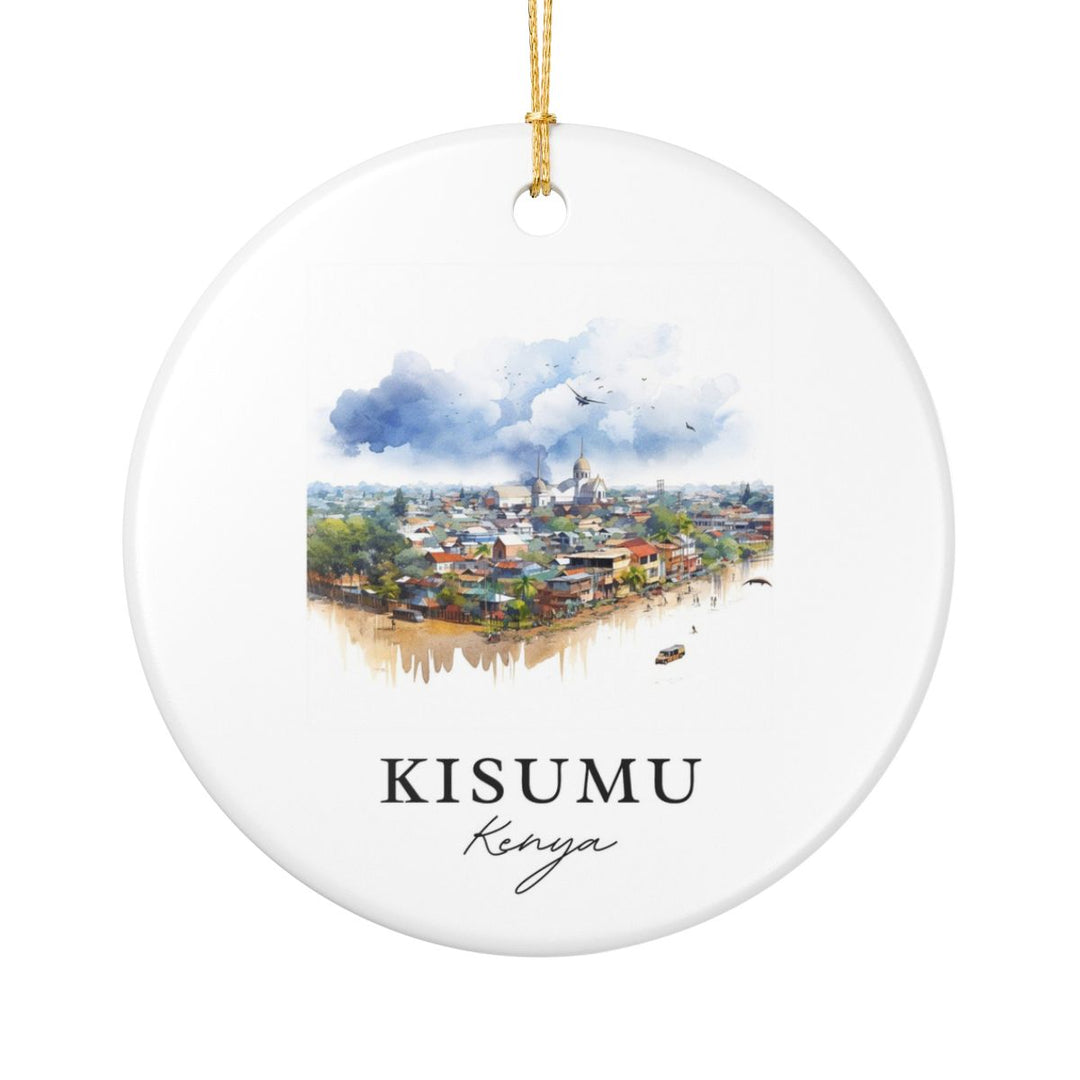 Kisumu Kenya Ornament: Unique Kisumu Souvenir, Kisumu Kenya Xmas Decor, and Authentic Kisumu Gift
