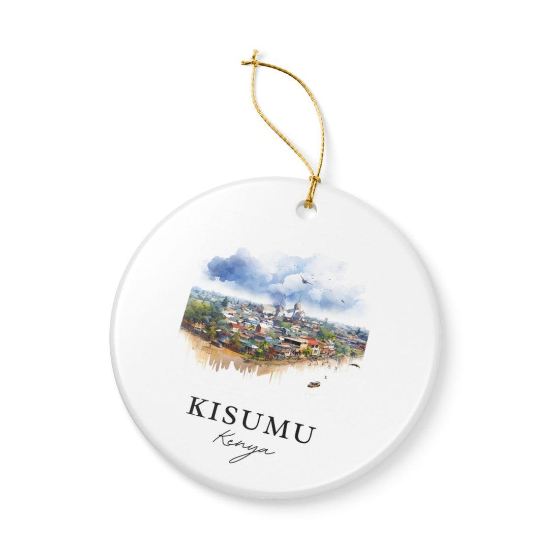 Kisumu Kenya Ornament: Unique Kisumu Souvenir, Kisumu Kenya Xmas Decor, and Authentic Kisumu Gift
