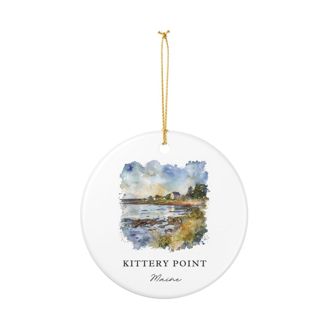 Kittery Point Maine Ornament: Unique Kittery Point Souvenir, Kittery Point Maine Xmas Decor, and Authentic Kittery Point Gift