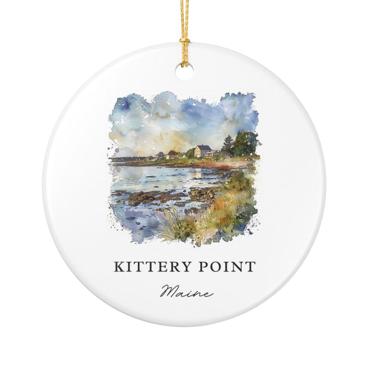 Kittery Point Maine Ornament: Unique Kittery Point Souvenir, Kittery Point Maine Xmas Decor, and Authentic Kittery Point Gift